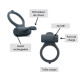 Ерекційне кільце Dorcel Power Clit Plus з вібрацією, перезаряджається, з язичком та щіточкою-5