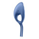 Ерекційне віброкільце-ласо Satisfyer Swordsman Blue, міцна фіксація, 10 режимів, потужний мотор-1
