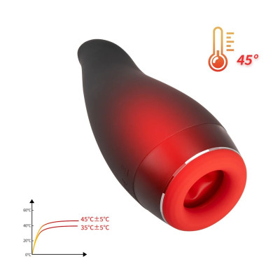 Мастурбатор Otouch Pleasure Engine, 7 режимів вібрації, 5 режимів пульсації, підігрів, джойстик