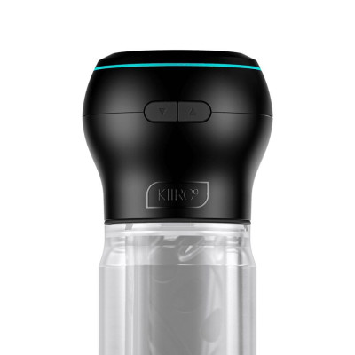 Мастурбатор Kiiroo Feel Pocket Crystal зі всмоктувальною інтерактивною насадкою PowerBlow Combo Set