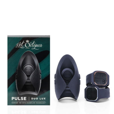 Мастурбатор Hot Octopuss PULSE DUO LUX, пульсація, використання без рук, підходить для пар, 2 пульти