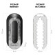 Мастурбатор Tenga Flip Zero Electronic Vibration Black, змінна інтенсивність, розкладний-1