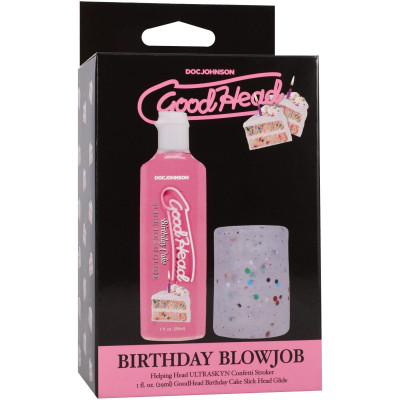 Набір для мінету Doc Johnson GoodHead Birthday Blowjob Kit
