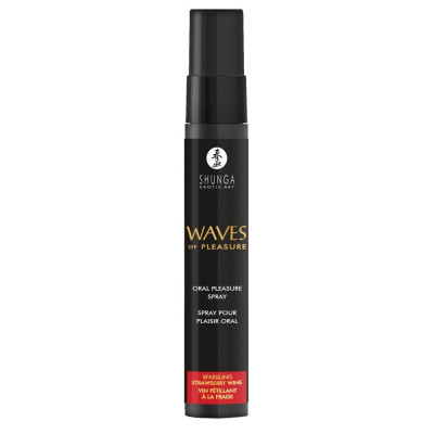 Спрей для посилення слиновиділення Shunga Waves of Pleasure Strawberry Sparkling Wine
