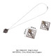 Затискачі для сосків з легкої підвіскою LOCKINK Adjustable Nipple Clamps with Light Pendant - Grey-1
