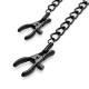 Затискачі для сосків Bedroom Fantasies Nipple Clamps with Chain - Black-2