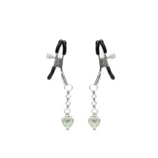 Затискачі для сосків Liebe Seele Glow-in-dark Nipple Clamps Green