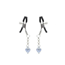 Затискачі для сосків Liebe Seele Glow-in-dark Nipple Clamps Blue