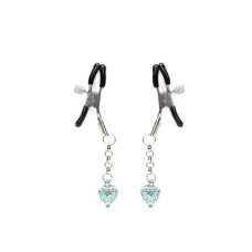 Затискачі для сосків Liebe Seele Glow-in-dark Nipple Clamps Light Blue