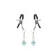 Затискачі для сосків Liebe Seele Glow-in-dark Nipple Clamps Light Blue