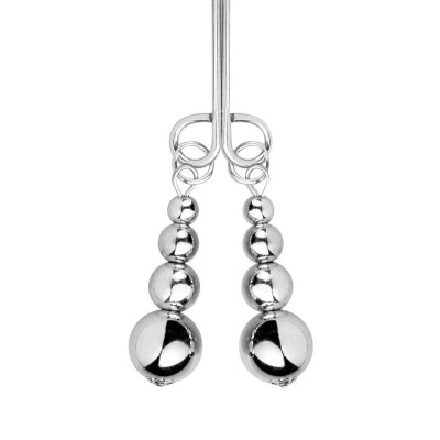 Затискачі для сосків та клітора Bedroom Fantasies: Nipple and Clitoris Clamps - Silver