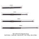 Фіксатор-розпірка LOCKINK Adjustable Spreader Bar Set - Black-8