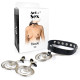 Набір чокер + затискачі Art of Sex - Choker and Nipple clamps Triada, колір чорний-2
