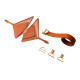 Маска на очі LOCKINK Vixen Blindfold Brown Set-4