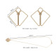 Затискачі для сосків з важкою підвіскою LOCKINK Nipple Clamps with Heavy Pendant - Golden-9