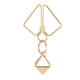 Затискачі для сосків з важкою підвіскою LOCKINK Nipple Clamps with Heavy Pendant - Golden-7