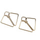 Затискачі для сосків з важкою підвіскою LOCKINK Nipple Clamps with Heavy Pendant - Golden-4