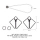 Затискачі для сосків з важкою підвіскою LOCKINK Nipple Clamps with Heavy Pendant - Grey-6
