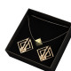 Затискачі для сосків з важкою підвіскою LOCKINK Adjustable Nipple Clamps with Heavy Pendant - Golden-8