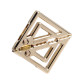 Затискачі для сосків з важкою підвіскою LOCKINK Adjustable Nipple Clamps with Heavy Pendant - Golden-3