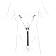 Затискачі для сосків з фіксацією на мошонці Nipple Clamps for Men, Еко шкіра-2