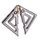 Затискачі для сосків з важкою підвіскою LOCKINK Adjustable Nipple Clamps with Heavy Pendant - Grey-3