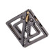 Затискачі для сосків з важкою підвіскою LOCKINK Adjustable Nipple Clamps with Heavy Pendant - Grey-2