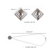 Затискачі для сосків з важкою підвіскою LOCKINK Adjustable Nipple Clamps with Heavy Pendant - Grey-8