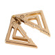 Затискачі для сосків з легкої підвіскою LOCKINK Adjustable Nipple Clamps with Light Pendant - Golden-2