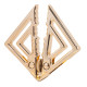 Затискачі для сосків з легкої підвіскою LOCKINK Adjustable Nipple Clamps with Light Pendant - Golden-1