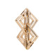 Затискачі для сосків з легкої підвіскою LOCKINK Adjustable Nipple Clamps with Light Pendant - Golden-5