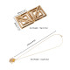 Затискачі для сосків з легкої підвіскою LOCKINK Adjustable Nipple Clamps with Light Pendant - Golden-7