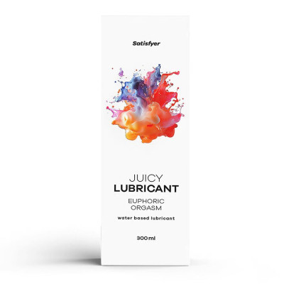 Лубрикант на водній основі Satisfyer Juicy Lubricant Euphoric Orgasm water based 300 мл